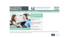 Desktop Screenshot of orthodonticproductsonline.com